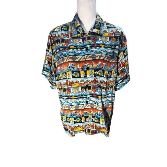 Rare 1992 Nicole Miller Perrier Silk Top Sz Small - Picture 5 of 10